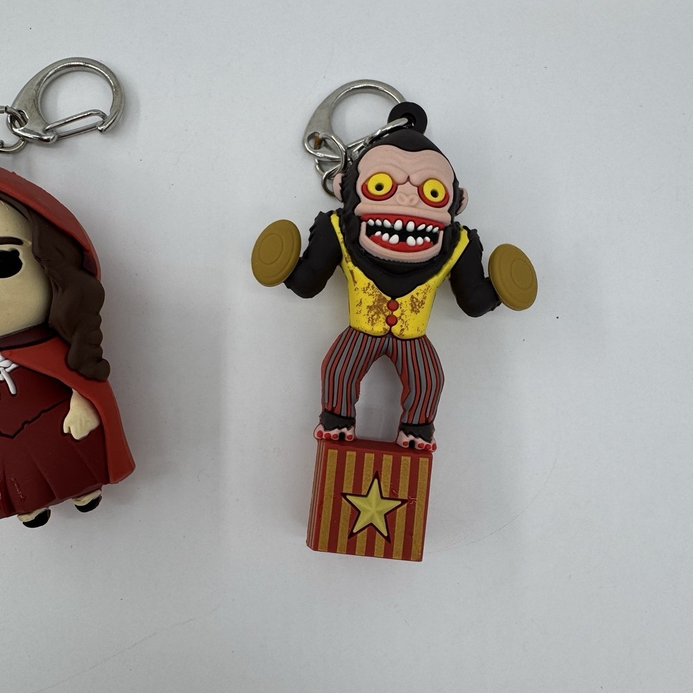 Halloween Figural Bag Clip Keychain Lot Spirit Monty Annabelle Laurie Horror - Picture 3 of 9